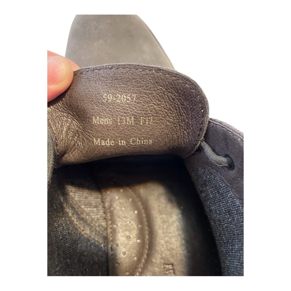 Johnston & Murphy Chukka Casual Boots Lace Up Men’s Size 13 Gray Suede - Picture 12 of 13
